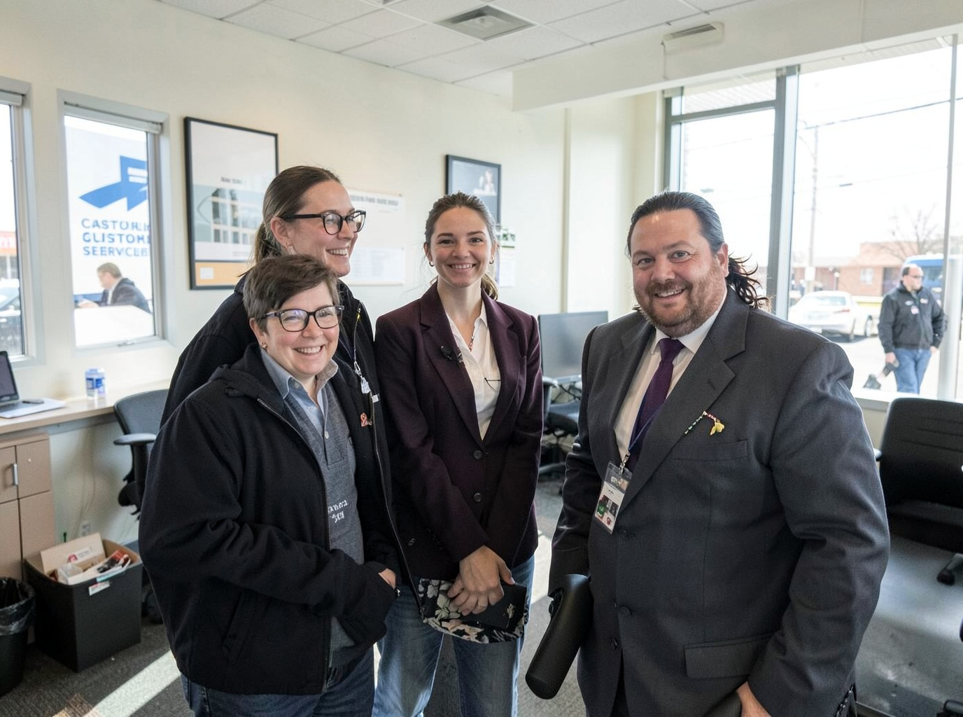 The Flight Support Desk team at work in Philadelphia